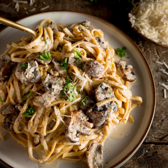 Creamy Mushroom Pasta