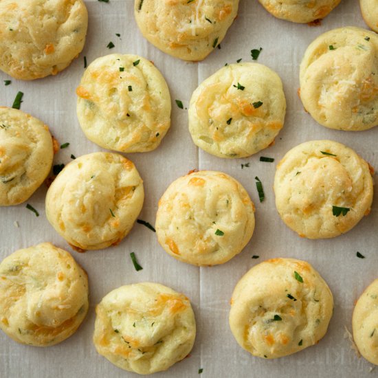 Herb and Cheese Puffs (Gougeres)