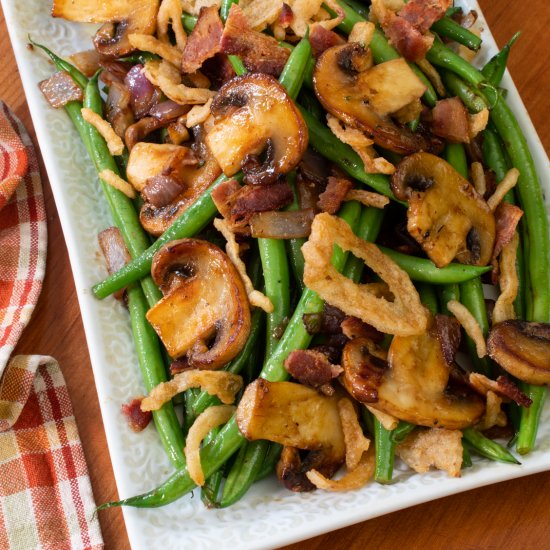 Bacon Ranch Green Beans