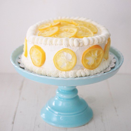 Lemon curd layer cake