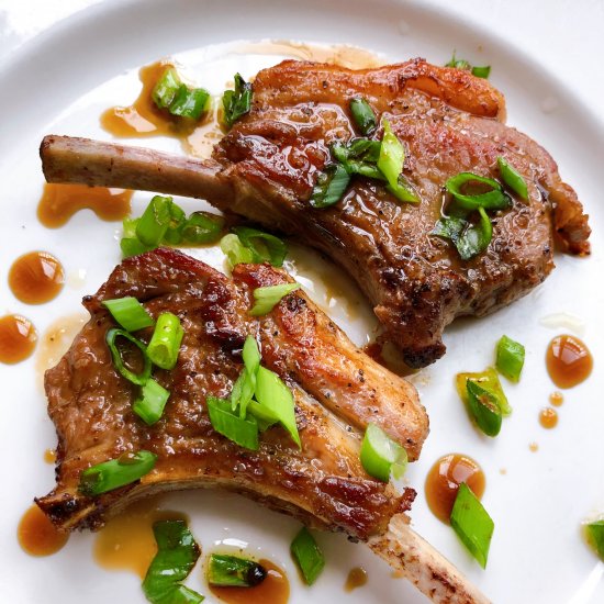 Honey & Soy Sauce Lamb Chops