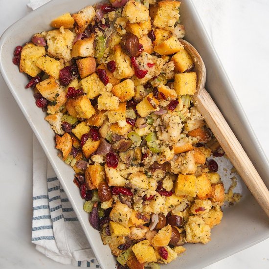 Vegan Cornbread Stuffing