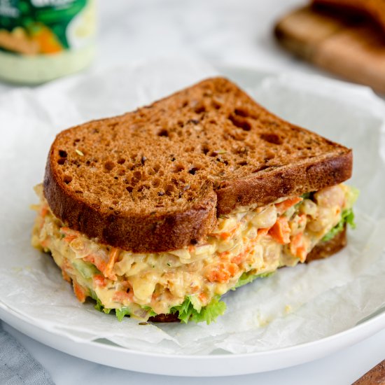 Vegan Chickpea Salad Sandwich