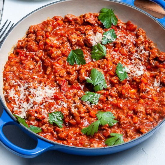 Pork Sausage Ragu