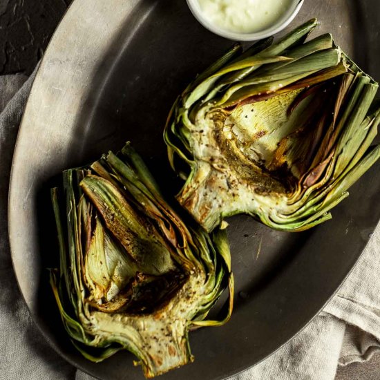 Air Fryer Artichokes