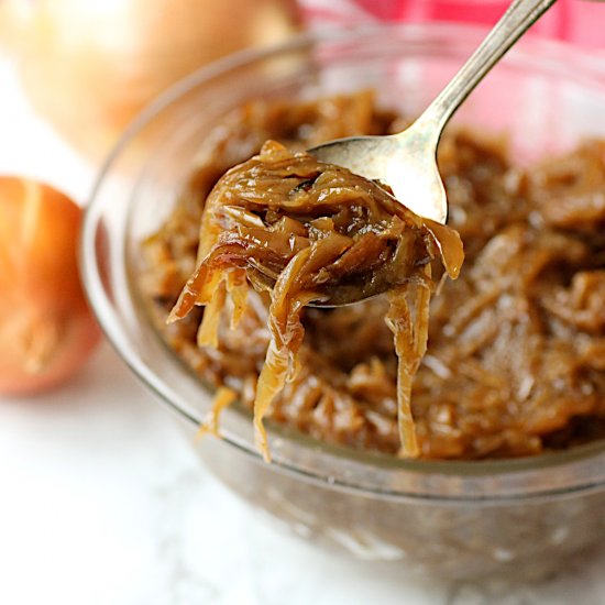 Slow Cooker Caramelized Onions