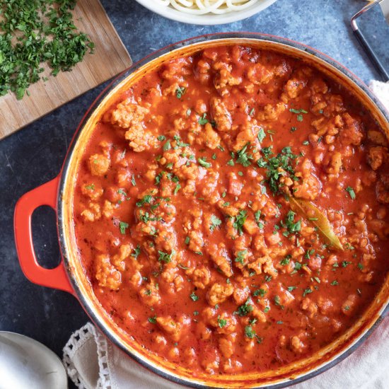 Chicken Bolognese