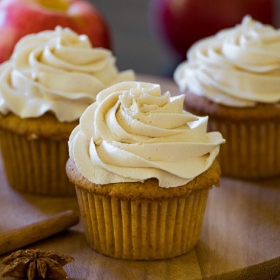 Apple Cider Cupcakes