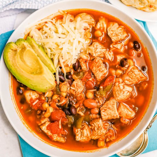 Instant Pot chicken chili