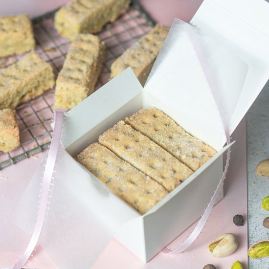 pistachio-allspice shortbread