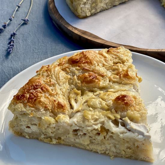 Börek with Vegan Cottage Cheese