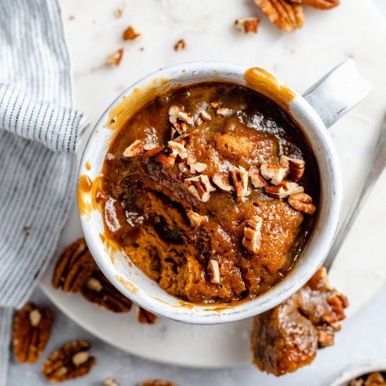 Sticky Toffee Pudding Mug Cake