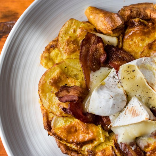 Brie, Apple & Bacon Dutch Baby