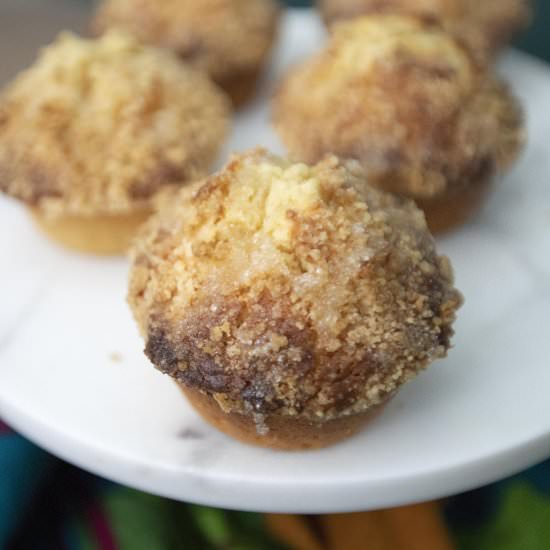 Lemon crumb muffins