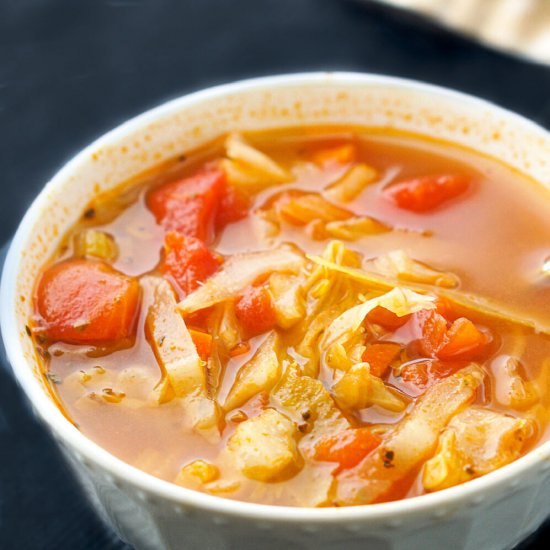 Low Calorie Keto Cabbage Soup