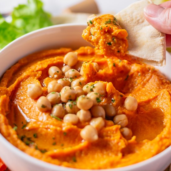 Spicy Roasted Pumpkin Hummus