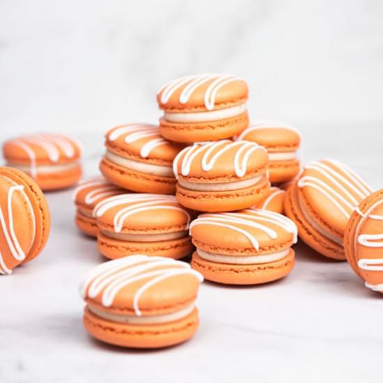 Pumpkin Spice Macarons