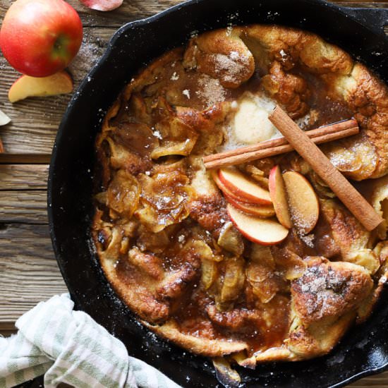 Caramelized Apple Dutch Baby