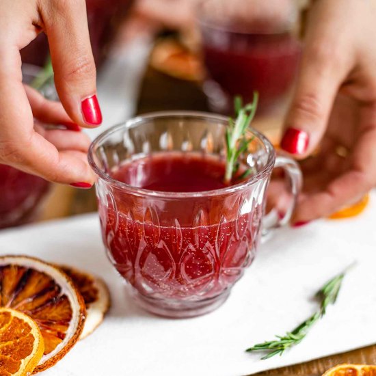 Fall Pomegranate Rum Punch