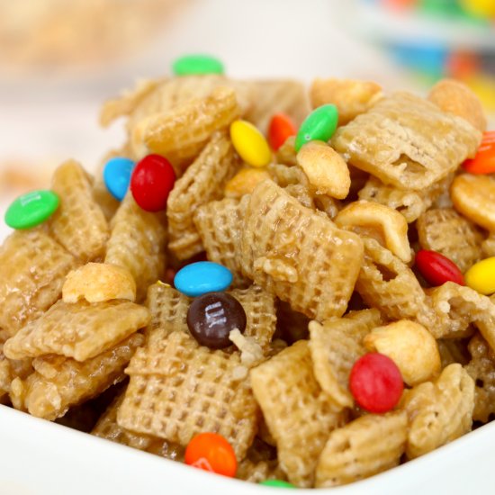 CARAMEL CHEX MIX