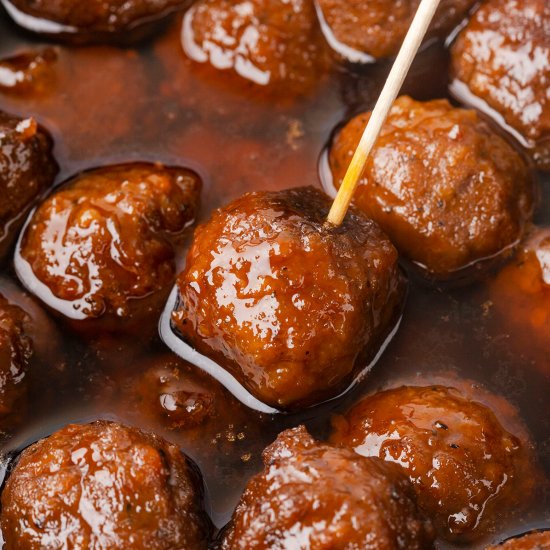 Grape Jelly Meatballs