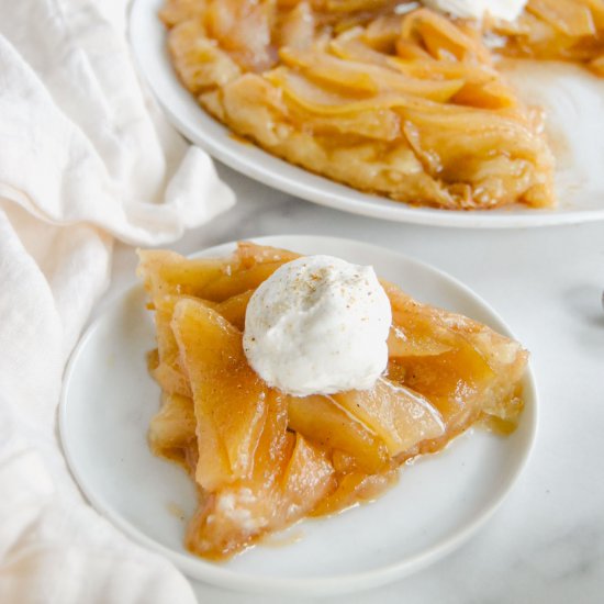 Cardamom Pear Tart Tatin