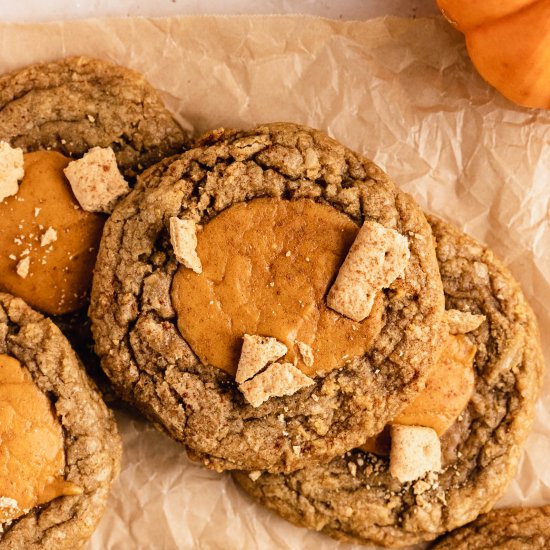 Pumpkin Cheesecake Cookies