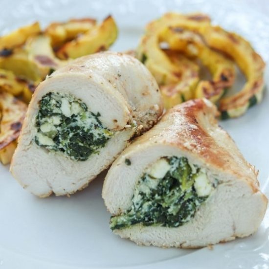 Spinach and Ricotta Stuffed Chicken