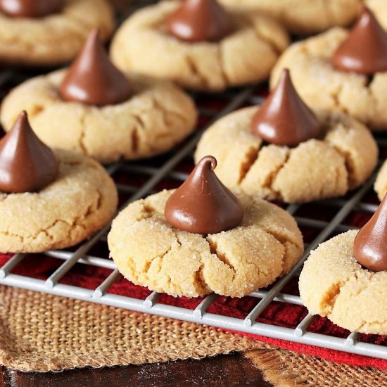 The BEST Peanut Butter Blossoms