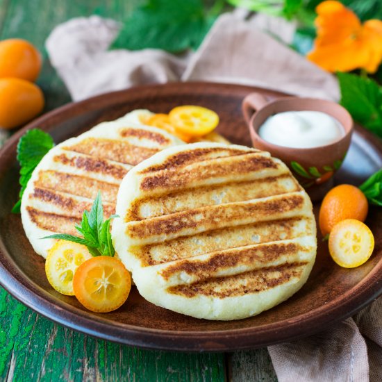 Cottage Cheese Pancakes