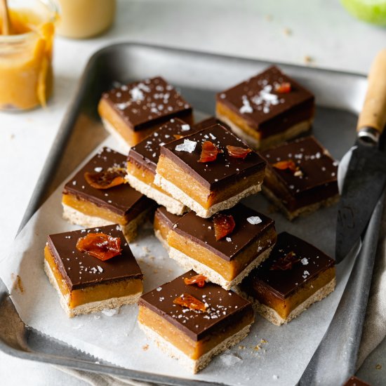 Toffee Apple Millionaire Shortbread