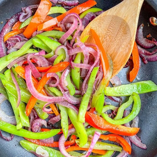 Fajita Veggies Chipotle Copycat