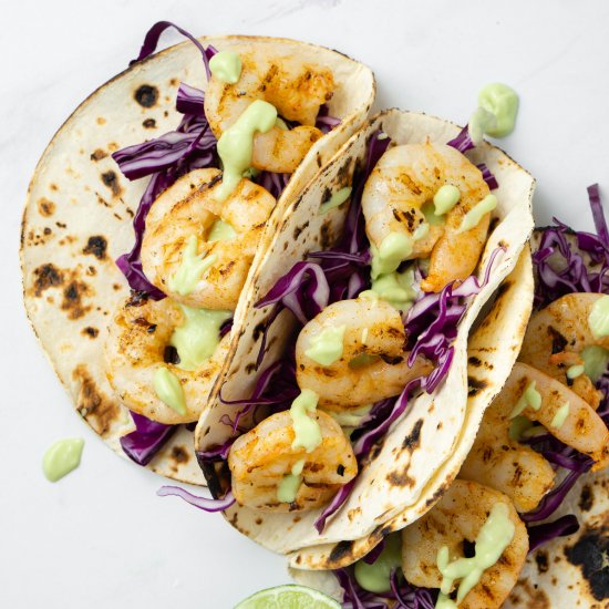 BBQ Prawn Tacos