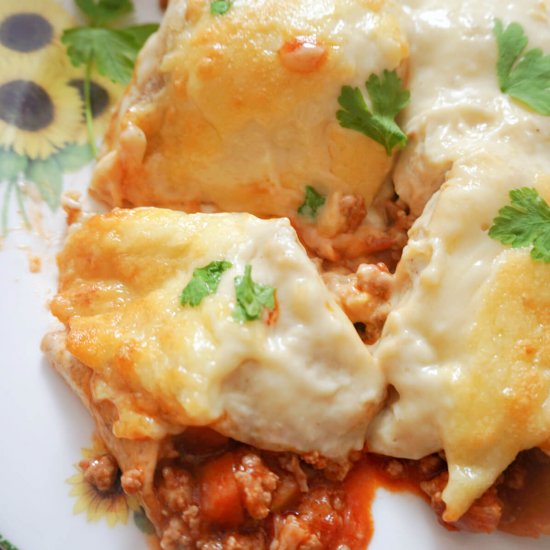 Ground Turkey Enchiladas