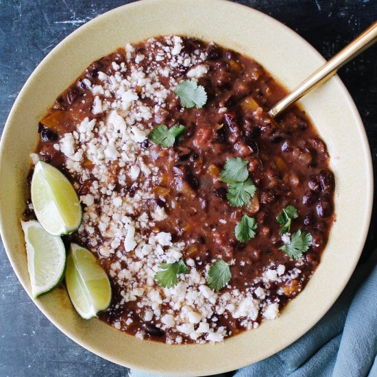 Spicy Black Bean Soup