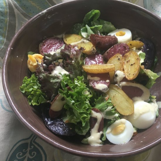 Harvest Salad with Creamy Dressing