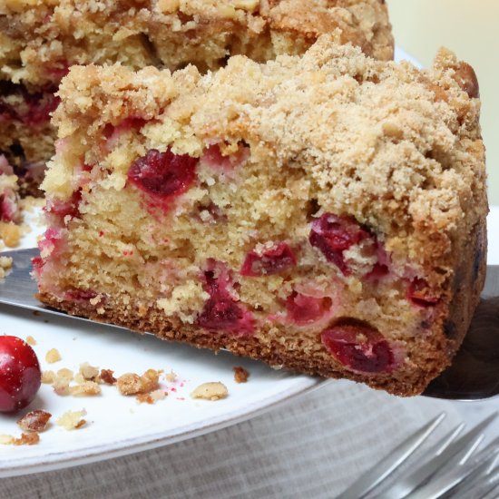 Cranberry Streusel Coffee Cake