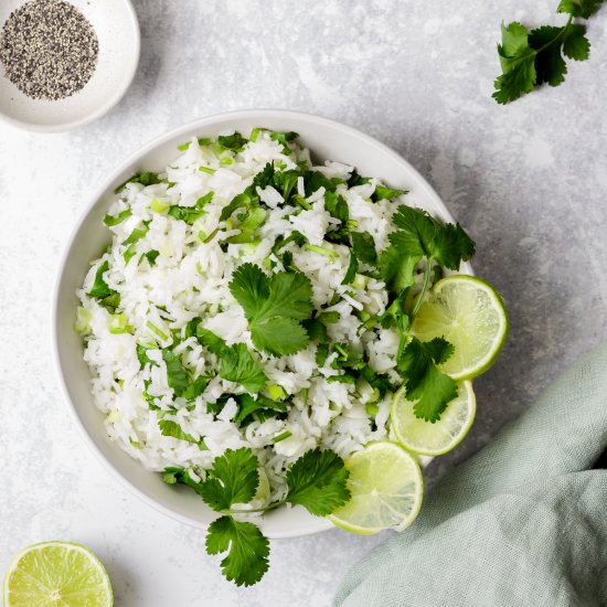 Lime and Coriander Rice