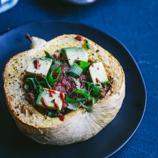 Clean Keto Stuffed Acorn Squash