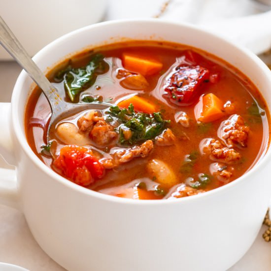 Italian Sausage and Kale Soup