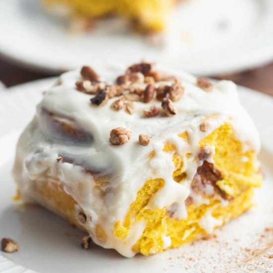 Pumpkin Cinnamon Rolls