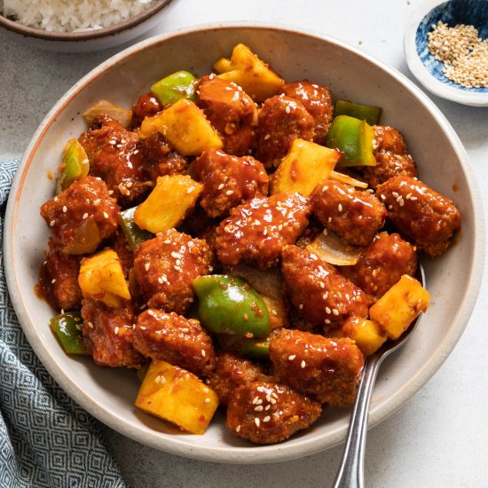 air fryer sweet and sour pork