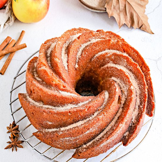 Apple Cider Donut Cake