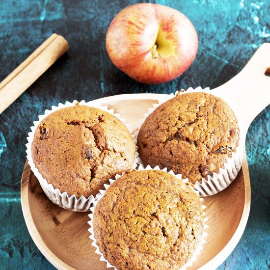 Vegan Apple Muffins