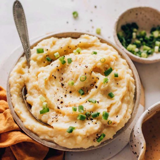 Vegan Mashed Potatoes (Fat-Free)