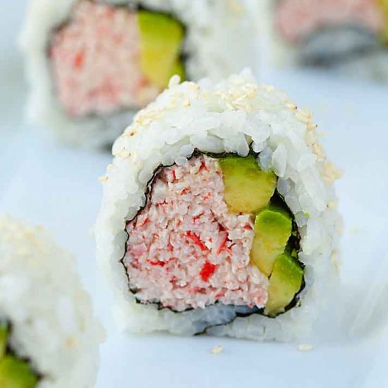 Homemade California Rolls