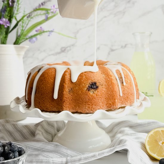 Lemon Blueberry Bundt Cake