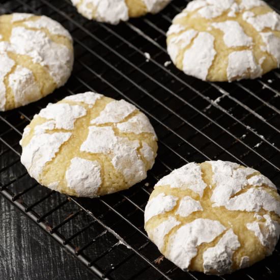 Lemon Crinkle Cookies