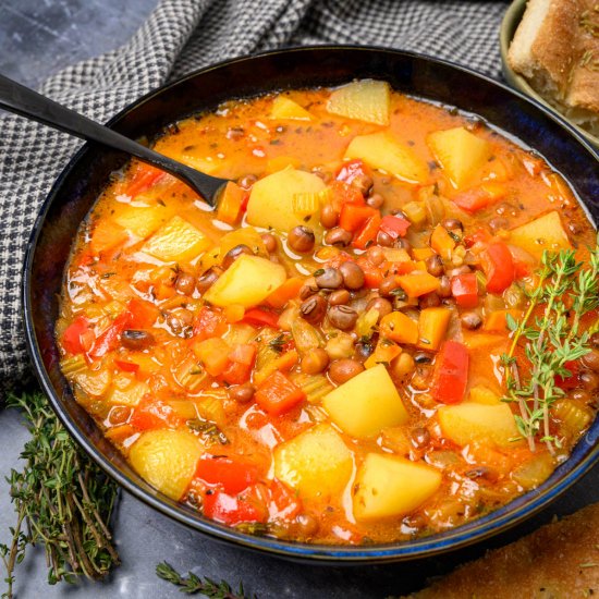 Vegan Jamaican Gungo Peas Stew