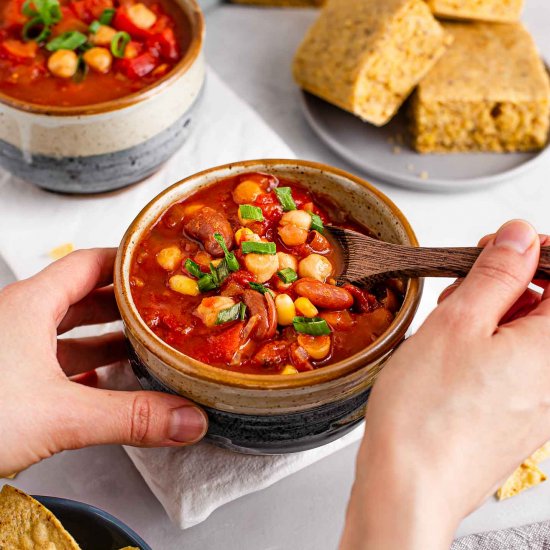 Spicy Chipotle Two Bean Chili